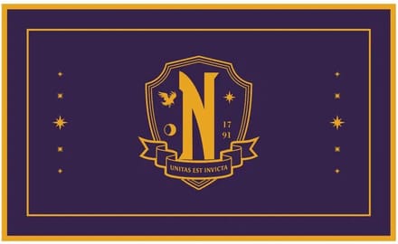 Wednesday - Deurmat - Nevermore Academy 45x75cm