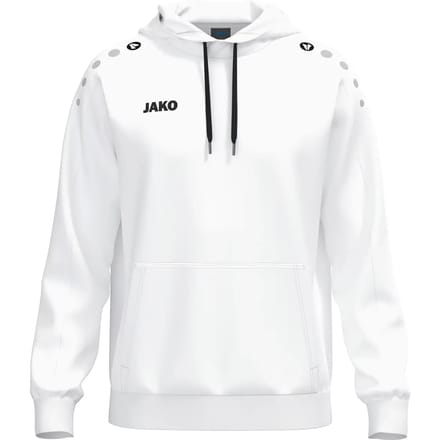 JAKO Sweater met kap One Cotton wit kindermaten 6701k-000