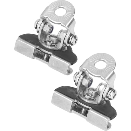 2 pièces Support de montage de barre lumineuse LED de capot Réglable Acier inoxydable 304 Universel Serre-support pour lampe de travail white