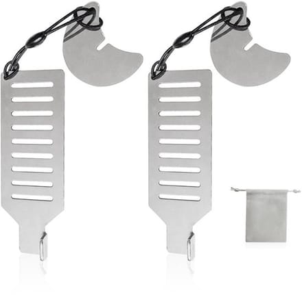 Allecto - Rvs Deurstopper Set - Veiligheidsoplossing - Duurzaam