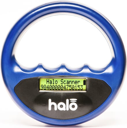 Halo Chip Reader Scanner Dieren - Chiplezer - Huisdieren - Chipreader lezen dieren chips (BLAUW)