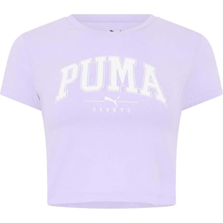 Puma Dames/Dames Squad Cropped T-shirt (Violet)