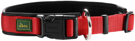Hunter Vario Plus Hondenhalsband - 40-45 cm - Rood/Zwart