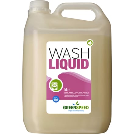 Greenspeed vloeibaar wasmiddel Wash Liquid, 71 wasbeurten, flacon van 5 liter