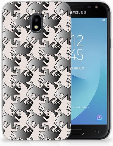 Samsung Galaxy J3 2017 TPU Hoesje Salamander Grey