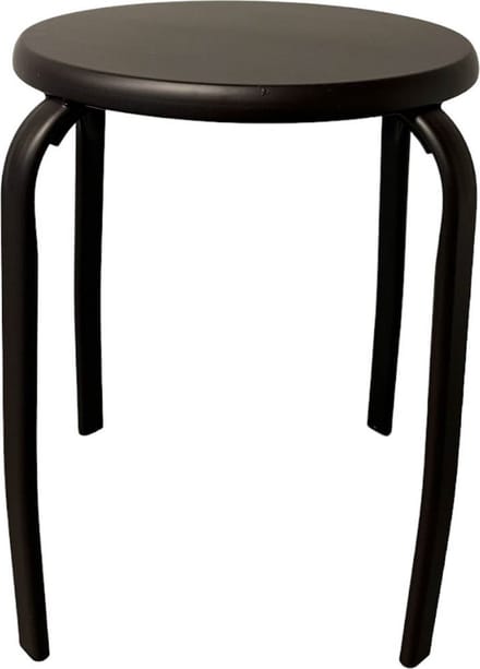 Metalen kruk - Bruin - 45x33.5x33.5cm
