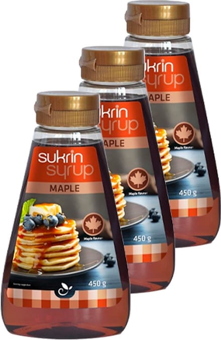 Sukrin | Syrup Maple (ahornsiroop) | 3 stuks | 3 x 325g