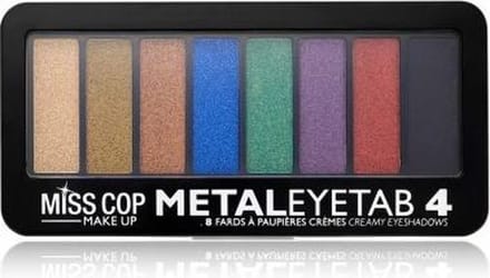 METAL EYE TAB 4 - oogschaduw metallic Palette