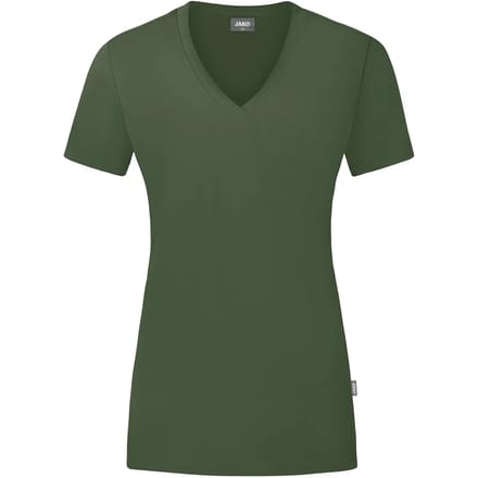 Jako Organic T-Shirt Dames - Olijf | Maat: 36