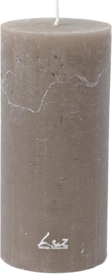 Rasteli Luz Your Senses Kaars-Stompkaars Taupe D 7 cm H 15 cm
