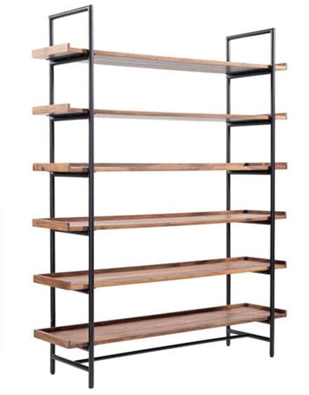 Tower living Taviano wall rack 6 shelves 140x40x180