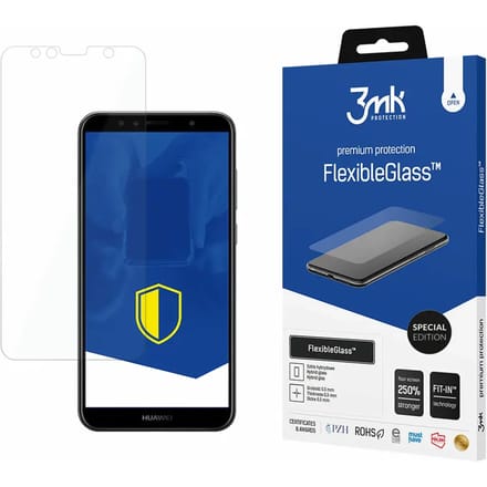 3MK FlexibleGlass - Hybride Screenprotector - Huawei Y6 2018 - 0.3mm - 7H Hardheid