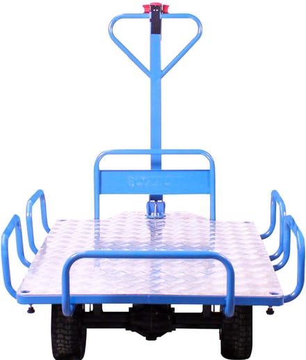 Elektrische platformwagen 400kg 1210x850mm - batterij 36V / 12Ah MW Tools EP400L