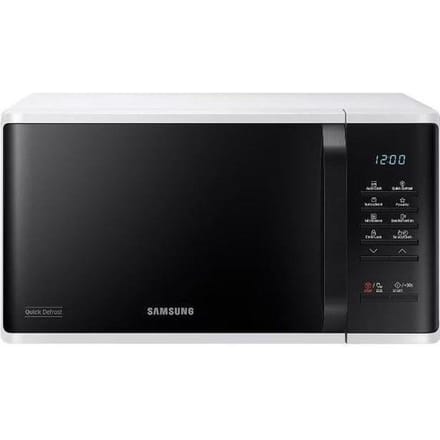 Micro-ondes SAMSUNG Solo - Blanc - 23 L - 800 W - Cavité céramique émail