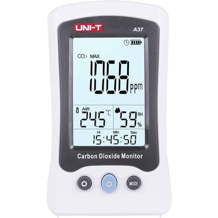 Uni-T A37 Kooldioxidemeter Met temperatuurmeting