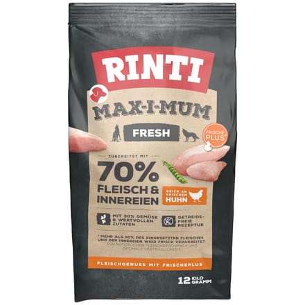 2x12kg Max-i-mum Kip RINTI Max-i-mum Hondenvoer