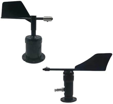 Weerstation Sensor - Windmeter Set - Weer Monitoren - Draadloze Dataoverdracht - 5-in-1 Sensor - Grijs