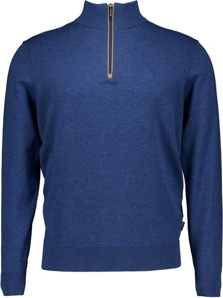 Bugatti - Trui Blauw Bugatti Herren Pullover 1/1 Arm Blauw 7500-15510e