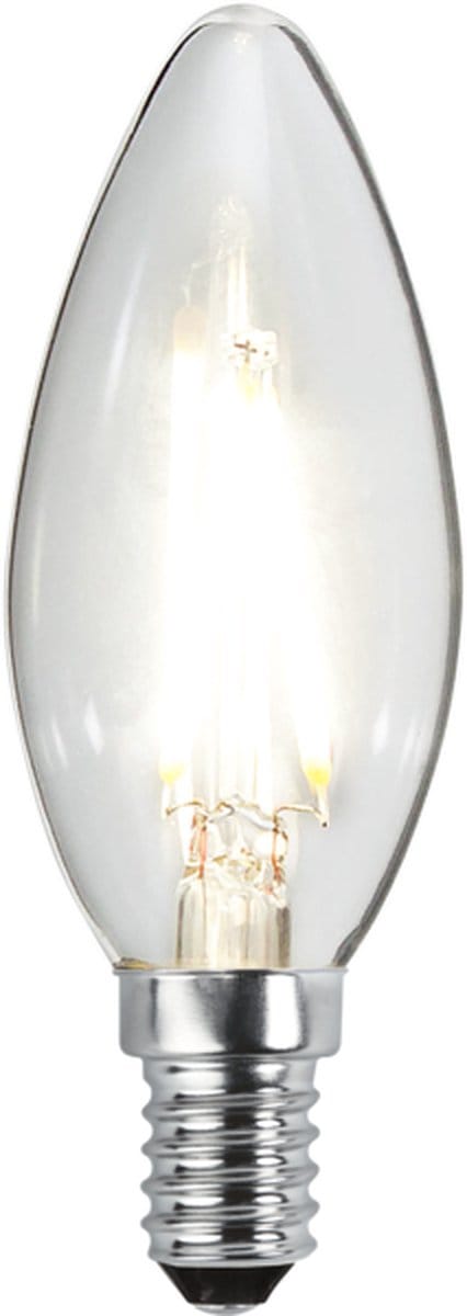 Kaarslamp - E14 - 2.3W - Koel Wit - 4000K - Filament - Helder