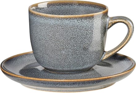 ASA Selection Espresso Kop en Schotel Saisons Denim 90 ml