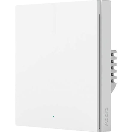 Aqara Smart Wall Switch H1 (no neutral, single rocker) - Zigbee 3.0 - enkele schakelaar - zonder Nul draad