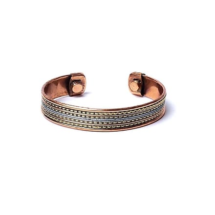 Yogi & Yogini -Armband - koper - gebandeerd - magnetisch
