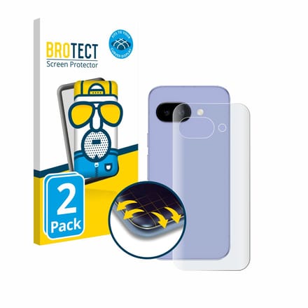 BROTECT - Screenprotector voor Google Pixel 9a (Achterkant) - Folie Beschermfolie matte volledig dekking 2 Stuks