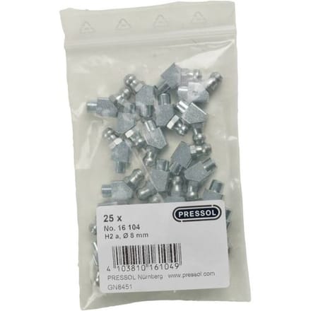 Pressol Conische smeernippel H2 A-45°, Ø 8 mm-VZ-E 25 stuk(s)