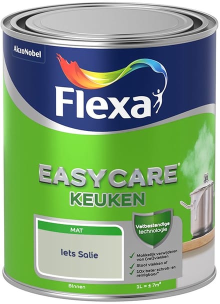 Flexa - Easycare Keuken - Iets Salie - Mengverf - 1 L
