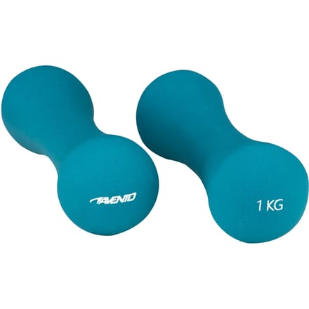 Avento Handgewicht Set - Bone - 2x 1 kg - Blauw