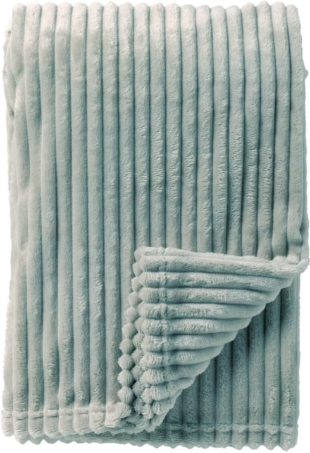 Dutch Decor - MARTHY - plaid 140x180 cm - ribfluweel - gerecycled - Jadeite - groen