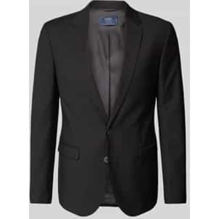 2-knoops colbert met paspelzakken op de borst en viscose