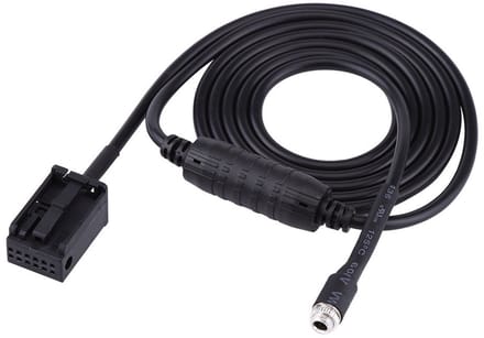 Aux Adapter Kabel 12 Pin Vrouwelijk Jack voor Auto Audio Input