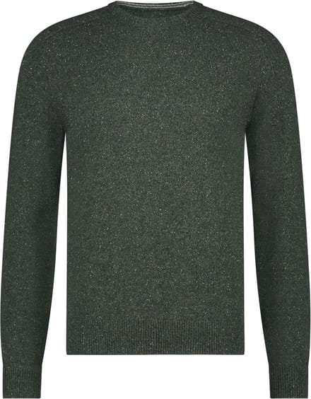 State Of Art Trui Donegal Melange Donkergroen - Maat XXL - Heren - Pullovers