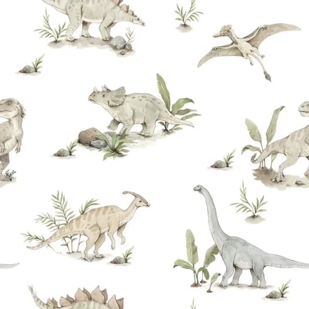 Baby behang Dekornik Happy Dinos