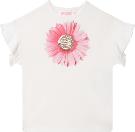 Someone FELICE-SG-02-K Meisjes T-shirt - ECRU