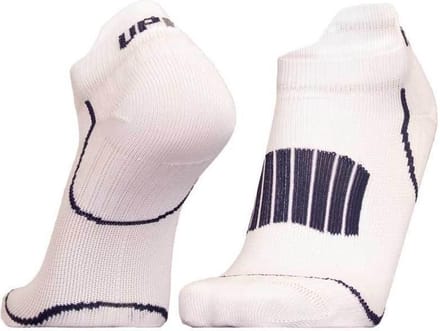 Uphillsport Hardloopsokken L1 Low Polypropyleen Wit/blauw Mt 39-42