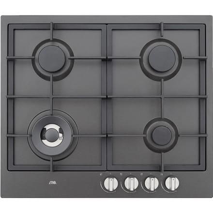 ETNA KG959ZTA - Gaskookplaat - met Wokbrander - Mat Zwart