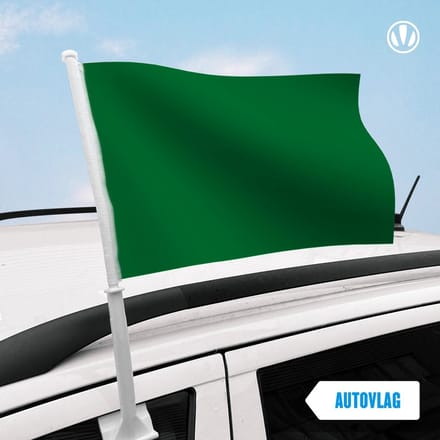 Groene autovlag - luxe