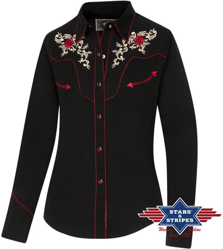 Stars & Stripes - Western Blouse - Sharon - XL