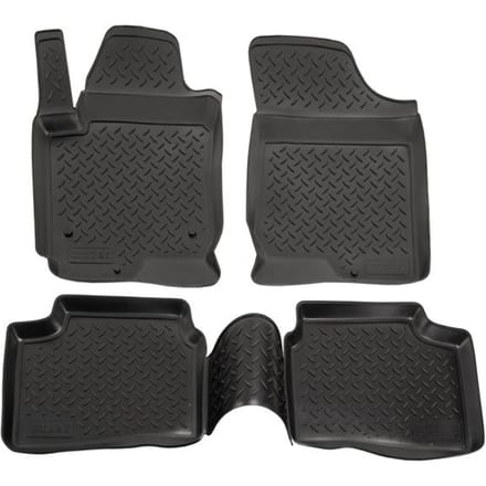 Tapis de sol - NORM Liners - Compatible Kia Cee'd/i30 - Caoutchouc TPE - 4 pièces - Antidérapant