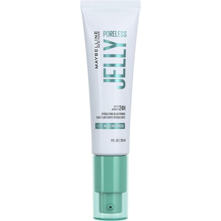 Maybelline New York Poreless Jelly Primer - Hydrateert tot 24 uur lang - Formule met 2% Niacinamide - 30ml