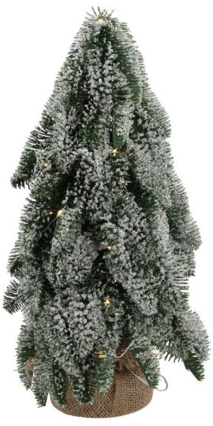 Kerstboom Nobilis sneeuw 25LED H33D20