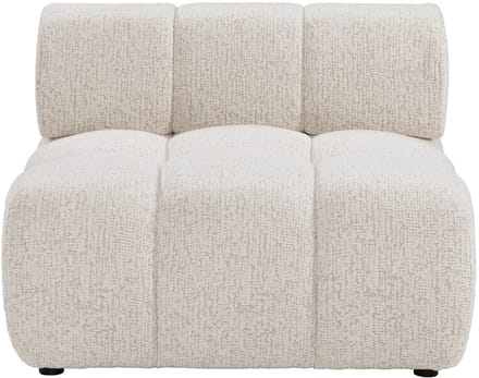 Vente-unique Fauteuil in beige gemêleerde stof FACIVIL