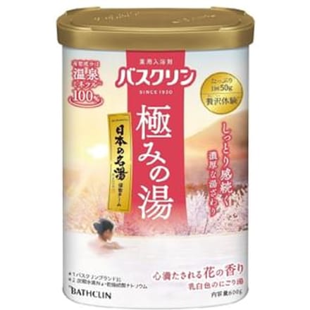 BATHCLIN - Kiwami No Yu Hot Spring Bath Salt Satisfy Your Heart Flower - 600g