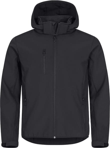 Clique Basic Hoody Softshell 020912 - Zwart - XXL