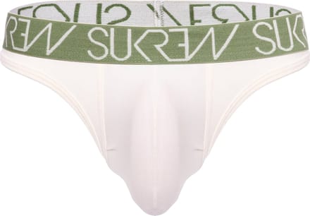 Sukrew Classic String Ecru - Maat XS - Herenstring - Mannen String - Grote Pouch