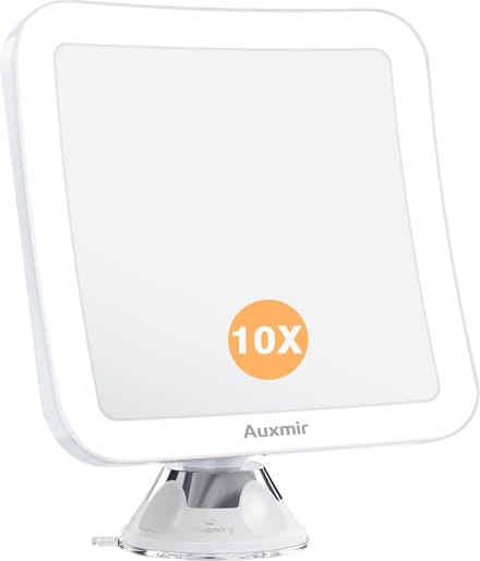 LED Make-upspiegel met 10x Vergroting en Draaibare Montage