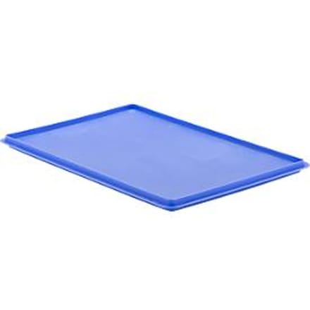 Afsluitdeksel EF-D 64 voor Euronorm bakken, blauw