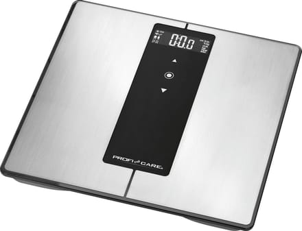 ProfiCare PW 3008 BT - Analyse weegschaal - Weegbereik (max.): 180 kg - RVS, Zwart - Met Bluetooth